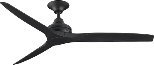 Vista 2 de Fanimation Spitfire - Juego de 3 aspas para ventilador de techo de 60 pulgadas para interiores y exteriores, color negro Replacement blades for