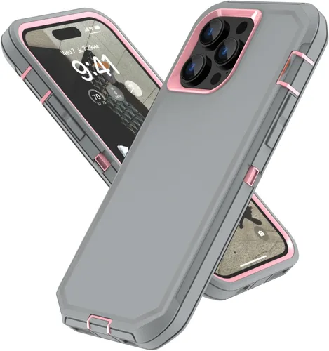 Vista 12 de Sansunto Funda para iPhone 13 Pro Max Case y 12 Pro Max Case, Protección de Cuerpo Completo Resistente Heavy Duty a Prueba de Golpes Grado Militar 3