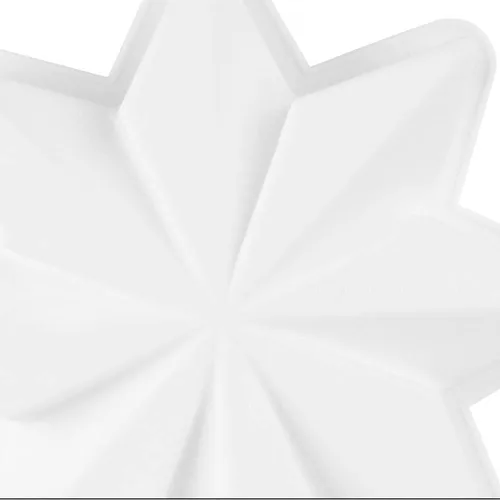 Vista 6 de Molde para pastel de gasa con forma de estrella, molde de silicona para hornear mousse de 7 pulgadas, 3D, estrella de ocho puntas, molde para hacer