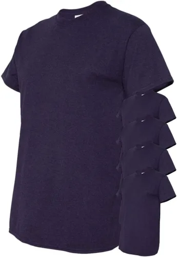 Vista 213 de Gildan Camiseta G500 para hombre Ceniza/baya