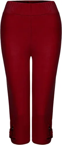 Vista 10 de Pantalones capri para mujer, estilo casual, de verano, elásticos, de cintura alta, pantalones de yoga, ajuste atlético, pantalones deportivos