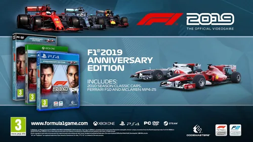 Vista 2 de F1 2019 - Anniversary Edition (PS4)