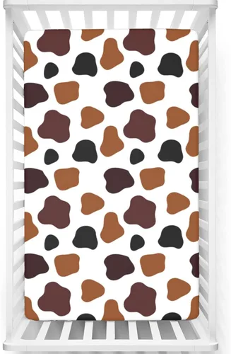 Vista 11 de Sábanas bajeras ajustables para cuna con temática de amantes de los perros, sábanas portátiles para cuna, suaves y elásticas, sábanas para cuna