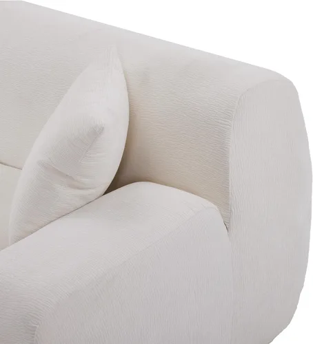 Vista 8 de Sofá combinado de 2 piezas, moderno sofá modular grande en forma de L, juego de sofá diván de tela de felpilla para sala de estar, dormitorio