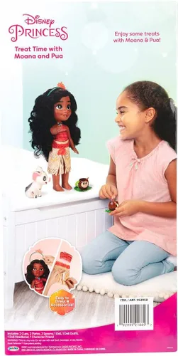 Vista 4 de Disney Moana Petite Adventure Muñeca con Pua 99554-CA-4