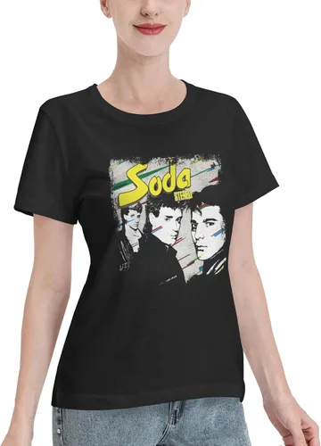 Vista 2 de Soda Stereo Soda Stereo T Shirt Female Summer Tee Casual Short Sleeve Tshirt