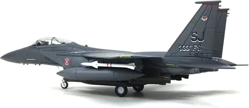 Vista 7 de TECKEEN Escala 1/100 F-15E Strike Eagle Model Plane Diecast para colección
