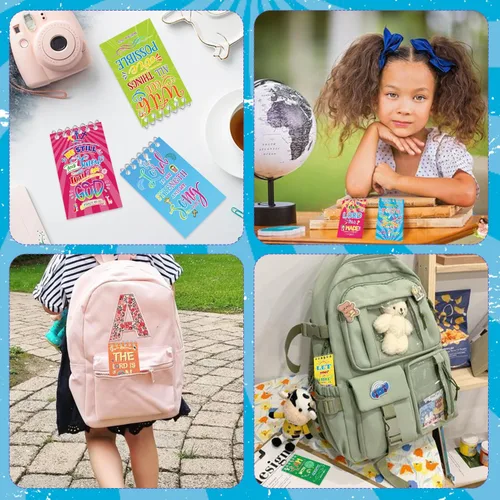 Vista 5 de Bloc de notas con versículo bíblico religioso, mini cuadernos cristianos de Jesús te amo, motivacionales, estilo multicolor, blocs de notas pequeñas