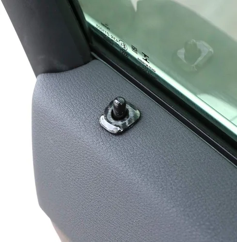 Vista 4 de YIWANG Adhesivos de fibra de carbono estilo cerradura de puerta, 4 piezas para BMW X1 F48 2016-2019, para BMW X2 F47 2018 accesorios de automóvil