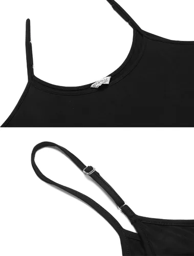 Vista 6 de Zeagoo Camisola de gasa con tirantes delgados ajustables para mujer