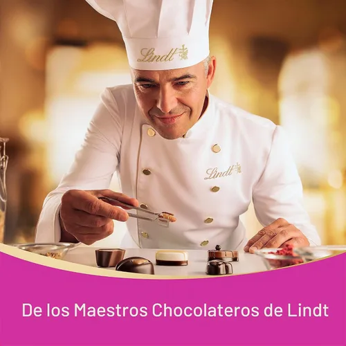 Vista 6 de Lindt Mini Pralines, Chocolates pralinés surtidos con relleno premium, ideales para regalar, Caja de 6.2 onzas (Paquete de 2)