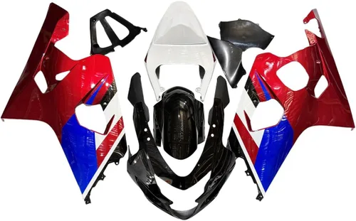 Vista 10 de Kit de carenado para Suzuki GSXR600 GSXR750 K4 2004 2005, carenados de inyección de plástico ABS, kit de carrocería BodyKit-Negro Strong & Durable