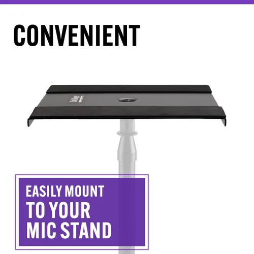 Vista 3 de OnStage Plataforma MSA6000 para soportes de micrófono