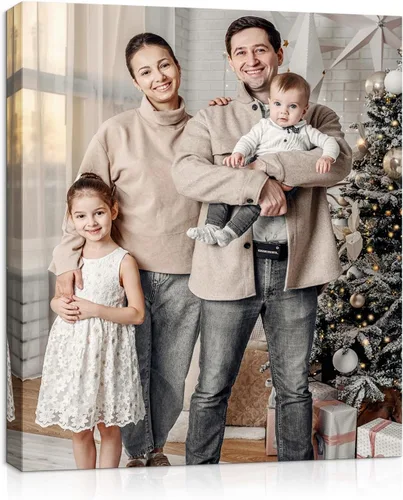 Vista 18 de Impresiones en lienzo personalizadas. Convierte las fotos en un impresionante arte de pared enmarcado, perfecto para decoración del hogar, regalos.