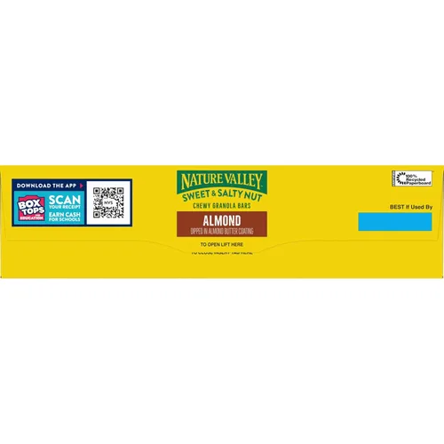 Vista 8 de Nature Valley Barras de granola de nueces dulces y saladas, almendra, 15 barras, 18 onzas