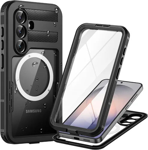 Vista 10 de Lanhiem Funda para teléfono Galaxy Note 9, IP68, impermeable, a prueba de polvo, a prueba de golpes, con protector de pantalla integrado, cubierta