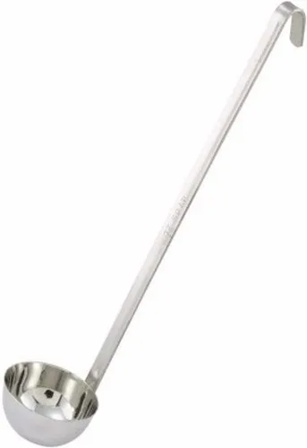 Vista 3 de Winco Cucharón de acero inoxidable de 2 piezas, 2 onzas