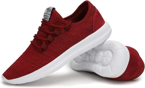 Vista 6 de KEEZMZ - Zapatos deportivos modernos y transpirables para hombres, zapatos ligeros para correr de malla, con una suela suave, estilo casual