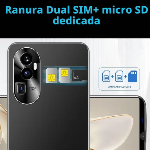 Vista 5 de Teléfono celular desbloqueado, Android 13 2+16G 2026 Teléfonos celulares desbloqueados de 5.42 pulgadas, teléfonos inteligentes Android de 2750 mAh