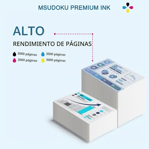 Vista 3 de Pigment GI-25 GI25 - Botellas de repuesto de tinta compatibles con botellas de tinta Canon 25 GI-25 GI-25BK funciona para Canon MAXIFY GX1020 GX2020