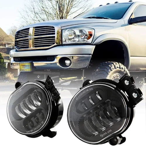 Vista 12 de BICYACO Luz antiniebla LED con DRL para Dodge Ram 1500 2500 3500 2002-2009