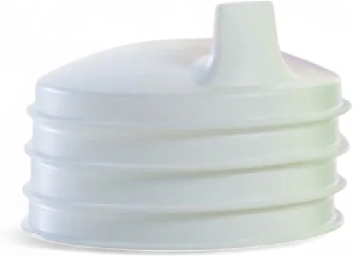 Vista 2 de Tupperware Domed Sipper Seals Set of 4 in White
