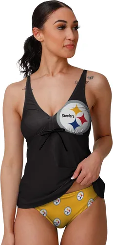 Vista 153 de FOCO Women's NFL Team Logo Ladies Bathing Swim Wear Suit