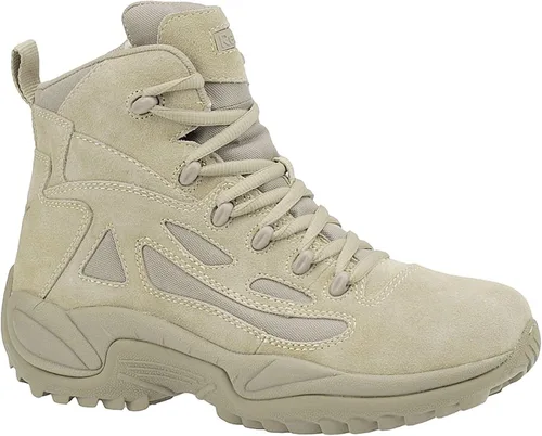 Vista 10 de Reebok Botas tácticas para hombre RB8694 Rapid Response RB con punta de composite de 6 pulgadas, con cierre lateral, color desierto, para uso