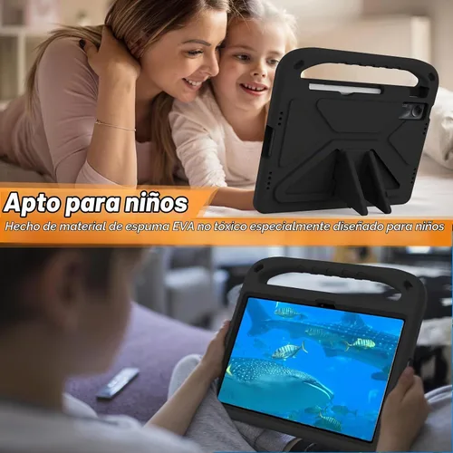 Vista 4 de Funda protectora para Xiaomi Redmi Pad SE de 11 pulgadas lanzada 2023 para niños, ligera, de EVA, a prueba de golpes, funda protectora resistente a