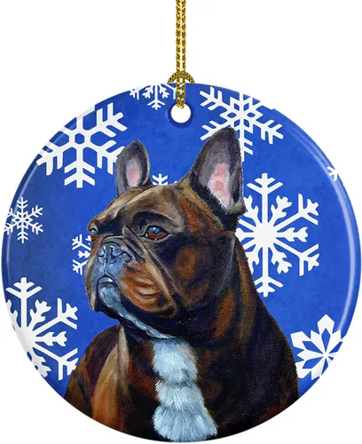 Vista 323 de Caroline's Treasures Cavalier Spaniel - Adorno de cerámica para colgar en el árbol de Navidad, para el hogar, Navidad, fiestas, regalo, 3 pulgadas