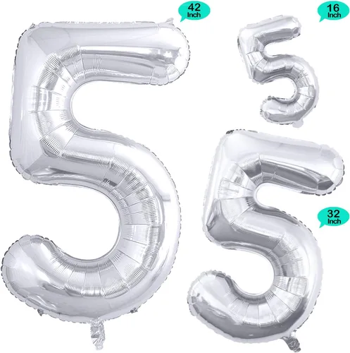 Vista 341 de GOER Globos Número 10 para Decoraciones de Fiesta de 10º Cumpleaños, Globos de Helio de Papel de Aluminio Jumbo de 42 Pulgadas para 10º Aniversario