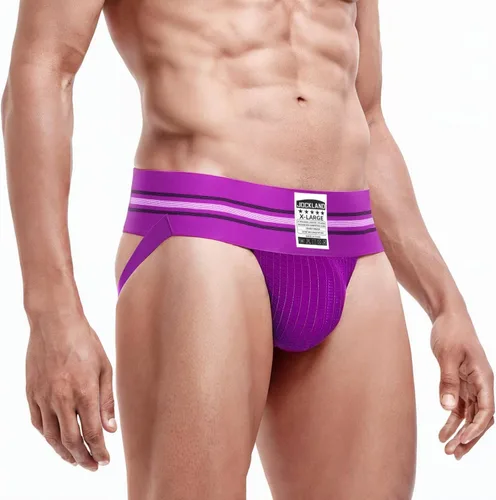 Vista 11 de Jock Straps para hombre, ropa interior atlética de banda ancha de 3' Negro