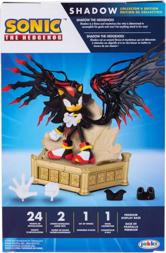 Vista 7 de Sonic The Hedgehog - Figura de acción de Shadow de seis pulgadas escala personalizable edición coleccionista
