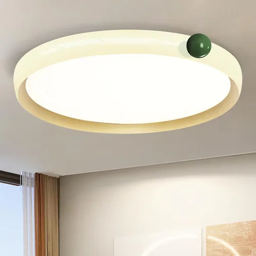 Vista 8 de Lámpara de techo LED moderna, anillo negro empotrado, lámpara de techo con control remoto, lámpara de techo acrílica para dormitorio, pasillo, isla
