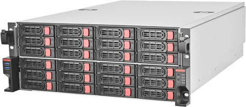 Vista 16 de Silverstone Technology RM23-502-MINI, 2U Dual 5.25" Drive Bay Micro-ATX chasis de servidor industrial para montaje en rack con interfaz USB 3.1