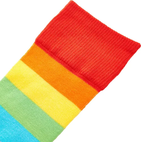Vista 3 de Leg Avenue Women's Rainbow Pride Festival Thigh Highs Socks