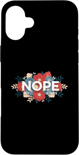 Vista 22 de Nope, No Kings Floral Statement Art Print for Makers Case for iPhone 11 Pro Max