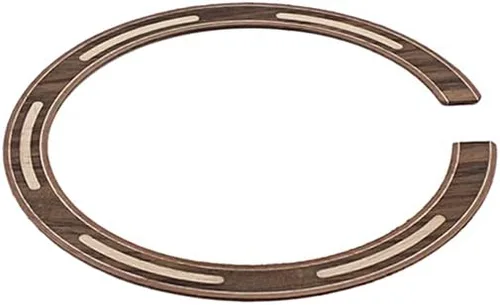 Vista 3 de Alnicov 1 agujero de sonido para guitarra con incrustaciones de madera para guitarra acústica, accesorio de bricolaje palisandro