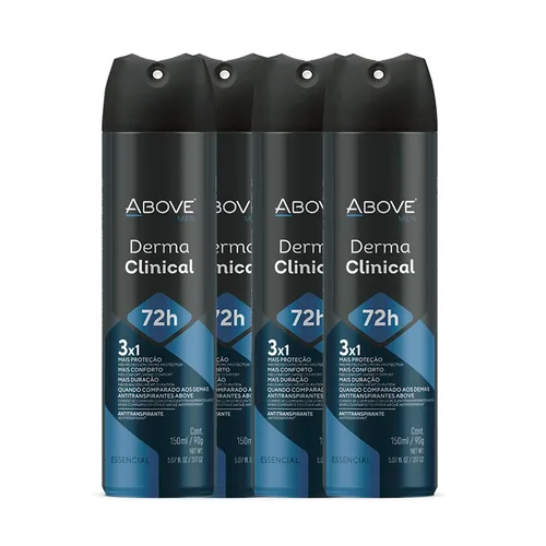 Vista 8 de ABOVE Derma Clinical - Desodorante antitranspirante 72 horas, 3.17 onzas, desodorante en aerosol seco para mujeres, antitranspirante en aerosol, sin