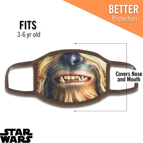 Vista 3 de Concept One Star Wars Chewbacca - Máscara facial para niños