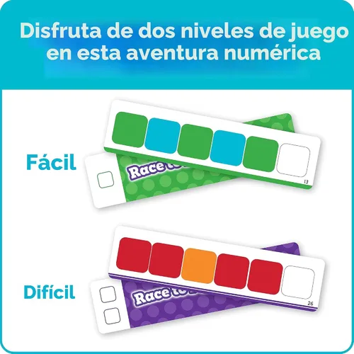 Vista 6 de hand2mind Numberblocks Race to Pattern Palace! Juego de mesa, juegos de mesa educativos, números para niños pequeños, juguetes de matemáticas