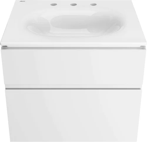 Vista 11 de American Standard 1297008.020 Studio S 24 - Fregadero de tocador - Centro de 8 pulgadas, color blanco