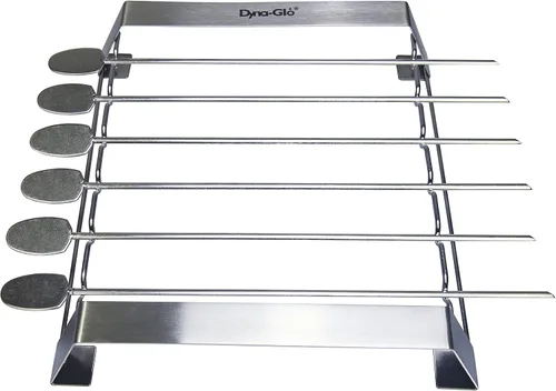Vista 2 de Dyna Glo - Juego de 6 brochetas y estante