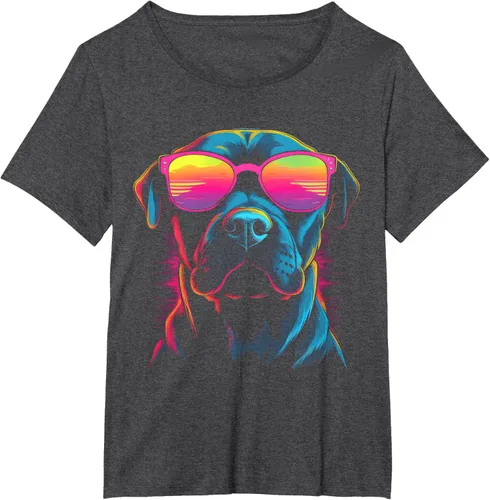 Vista 23 de Pit Bull Mom Dog Lover Colorido Artistic Pitbull Owner - Camiseta para mujer, Negro
