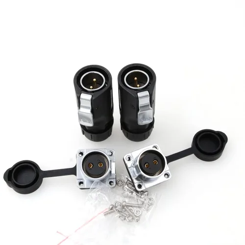 Vista 6 de LP20 - Conector de aviación de 3 pines, conectores de cable impermeables industriales para industrial, energía, automóvil, proyecto de lámpara LED