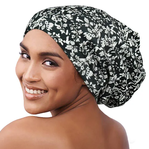 Vista 85 de Alnorm - Gorro con forro de satén y suave banda elástica para hombres y mujeres, talla única Se ajusta a la mayoría