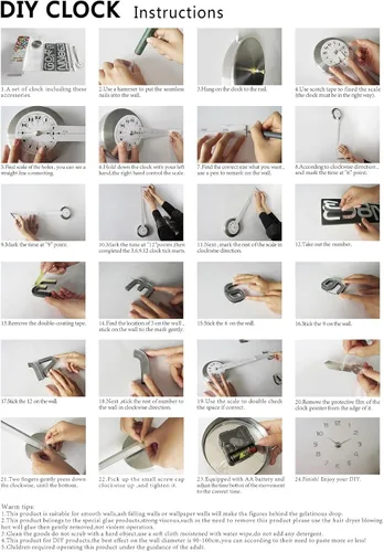 Vista 4 de Timelike Reloj de pared grande para bricolaje, moderno reloj de pared 3D sin marco con números de espejo, calcomanías para el hogar, oficina, sala