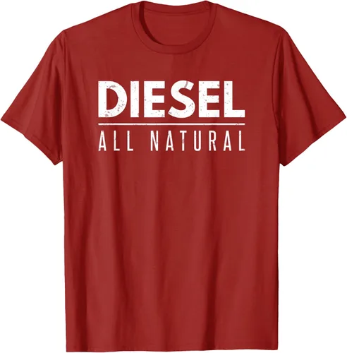 Vista 4 de Diesel All Natural Diesels Trucks Roll Carbón Power 4X4 T-Shirt Negro