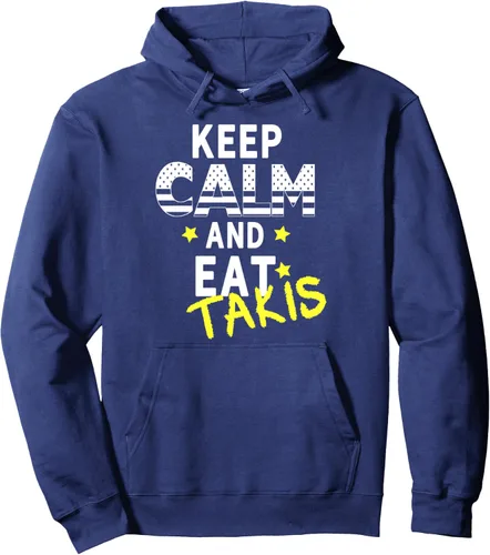 Vista 4 de Let's wear Keep Calm and iss Takis - Sudadera con capucha, Negro