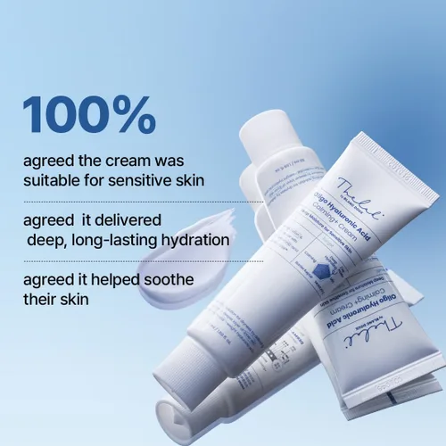 Vista 4 de THE LAB BY BLANC DOUX Oligo - Crema calmante de ácido hialurónico, hidratante facial para piel seca con ácido hialurónico, vegano, crema calmante